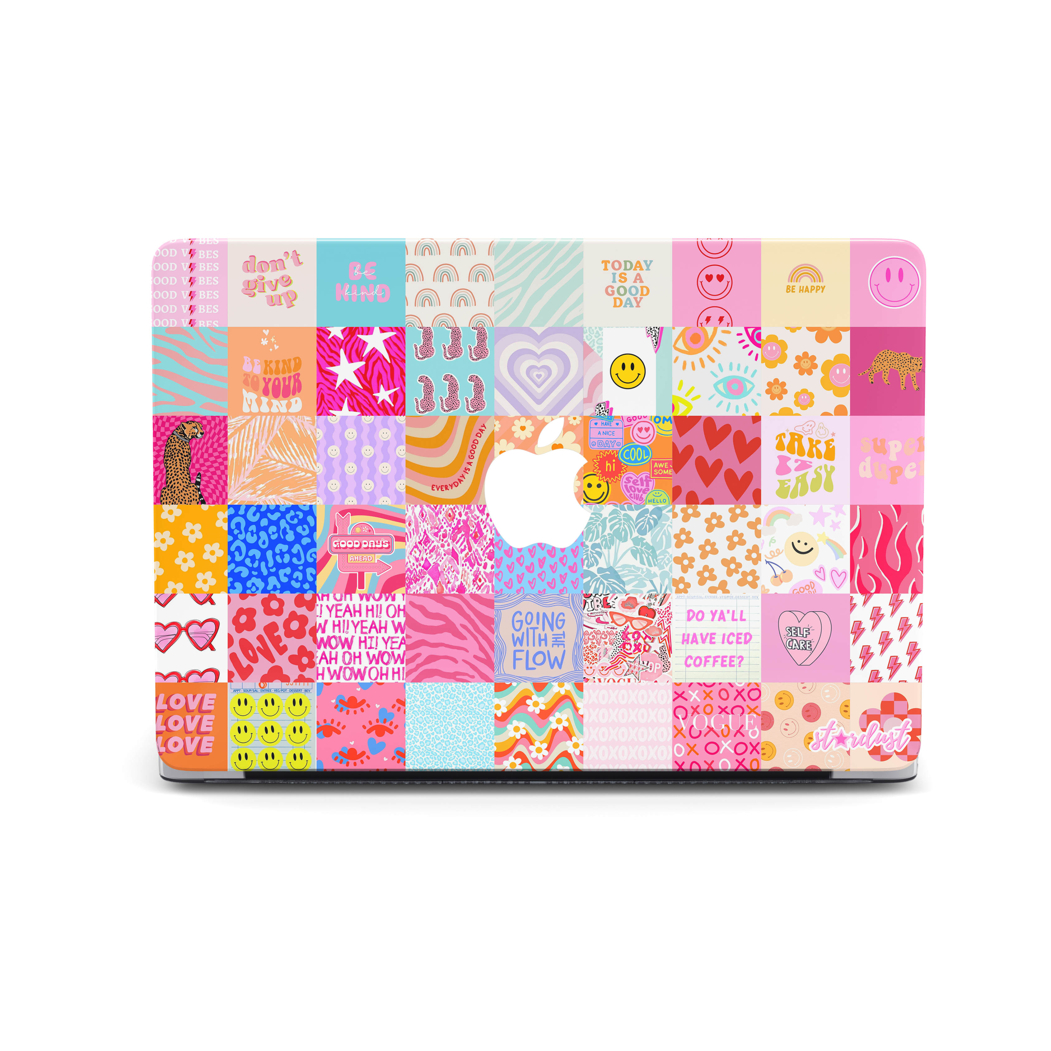 Preppy Collage MacBook Case