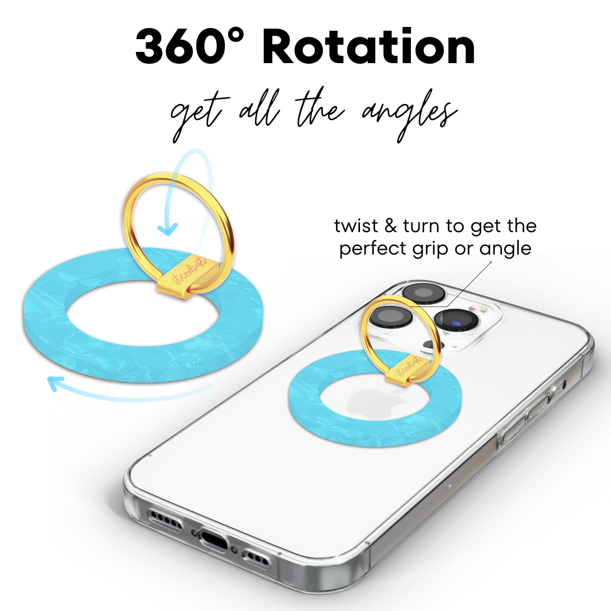 Cotton Candy Pearl MagSafe Phone Ring