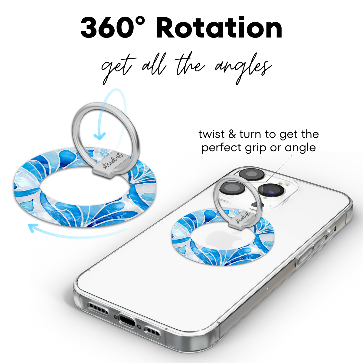 Aquamarine Pearl MagSafe Phone Ring