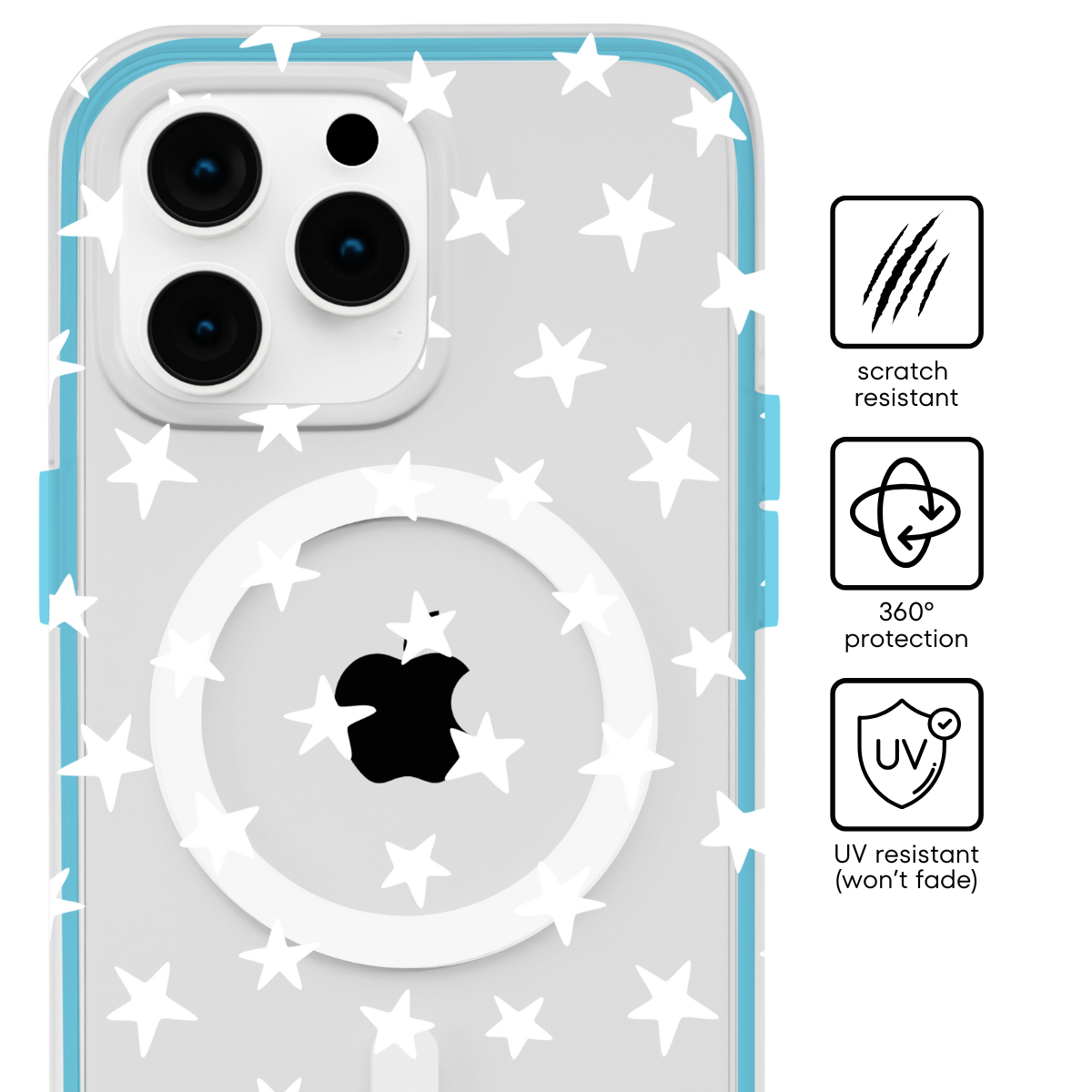 Starlight Teal iPhone Case