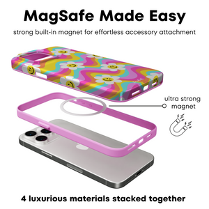 Wavy Daisy MagSafe iPhone Case