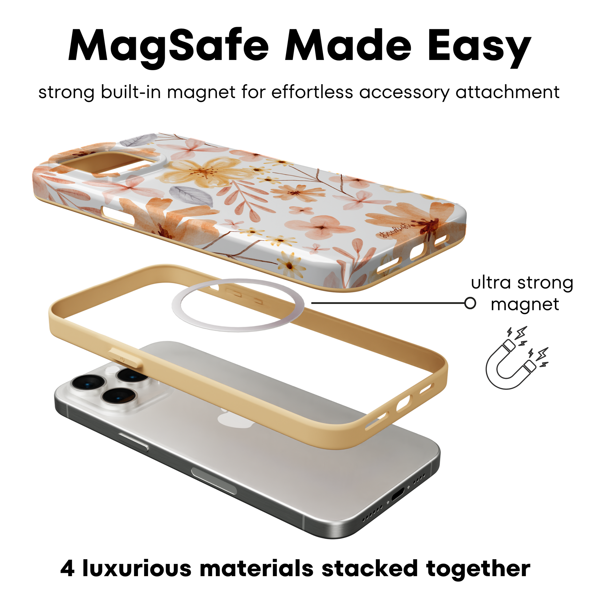Boho Bloom MagSafe iPhone Case
