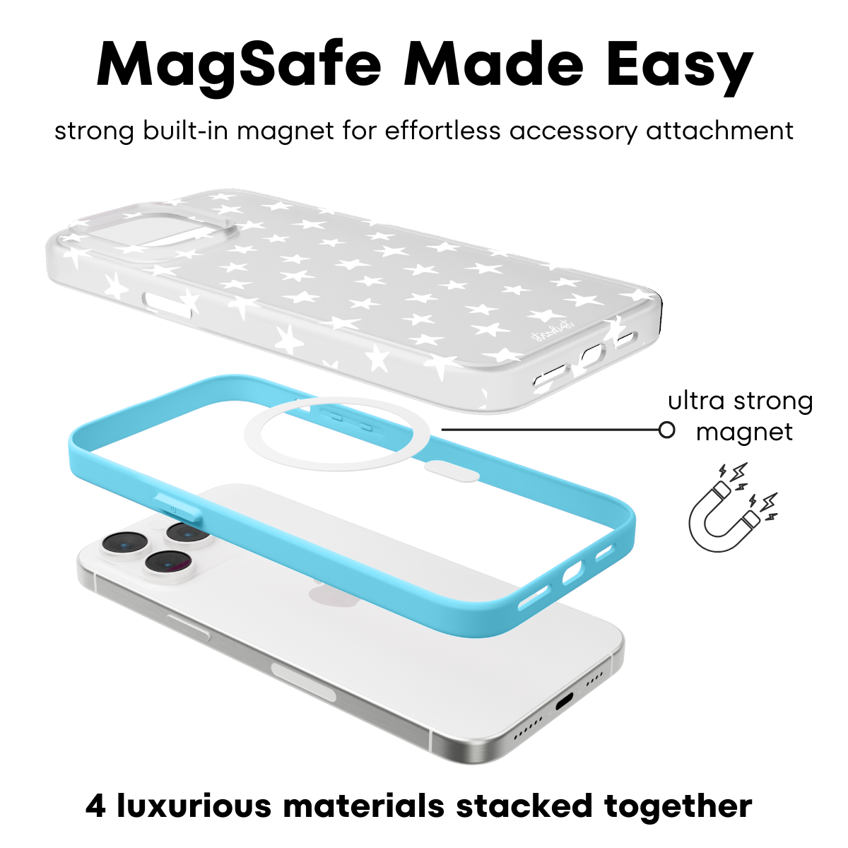 Starlight Teal iPhone Case