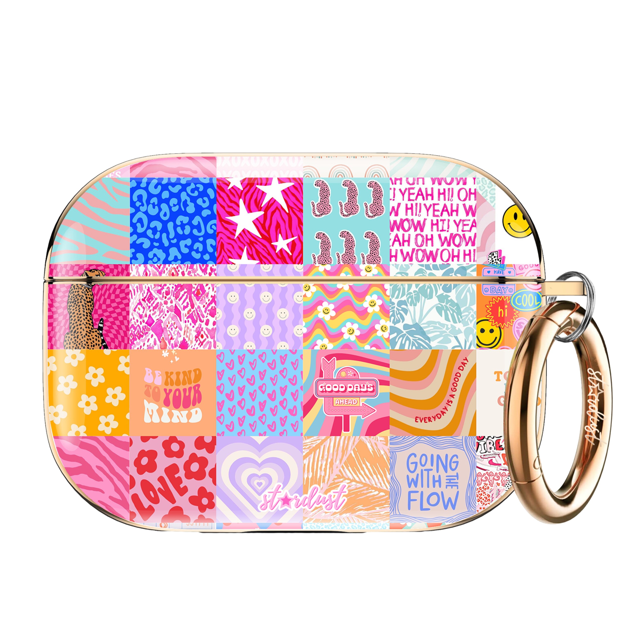 Preppy Collage AirPods Case