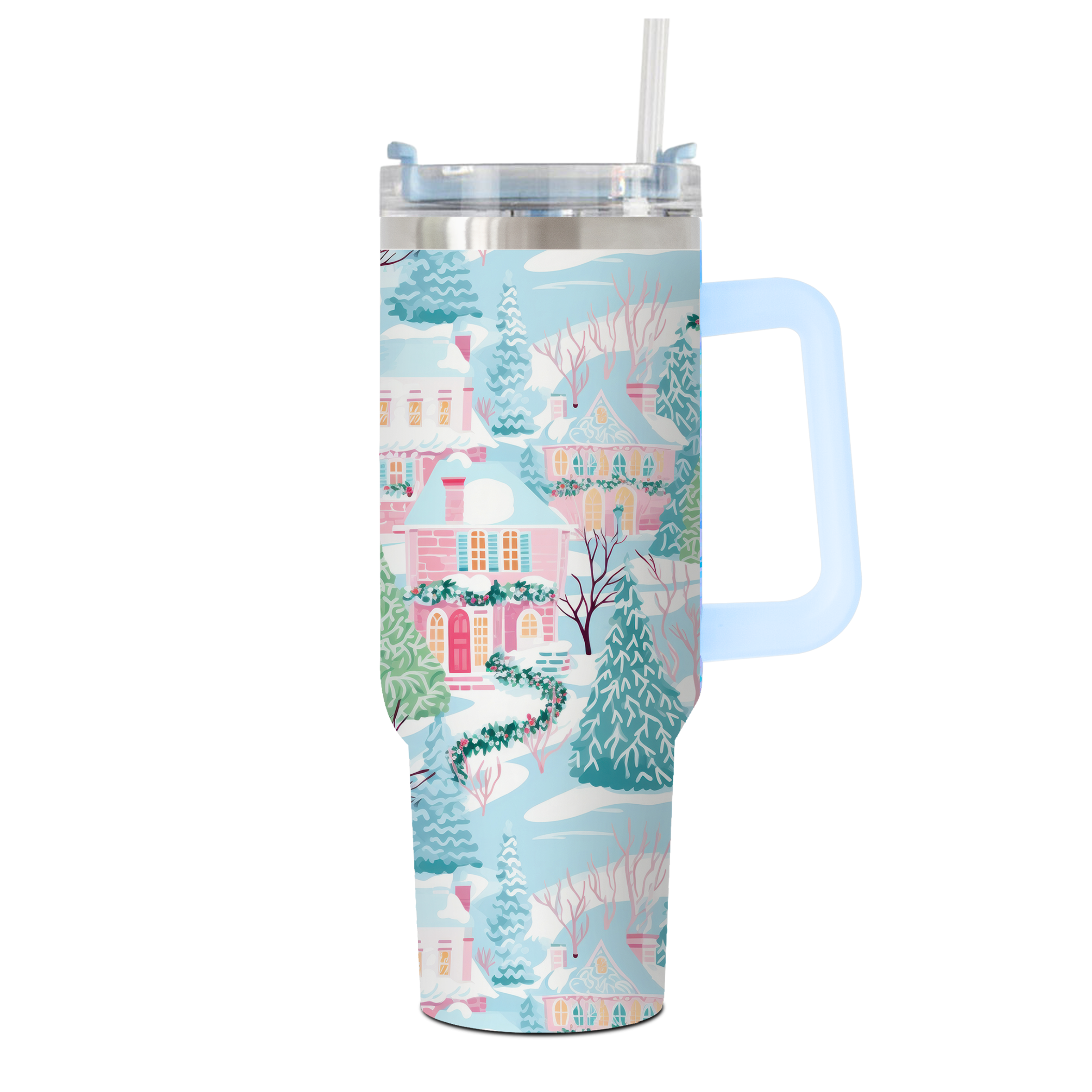 Winter Wonderland 30oz Tumbler with Handle