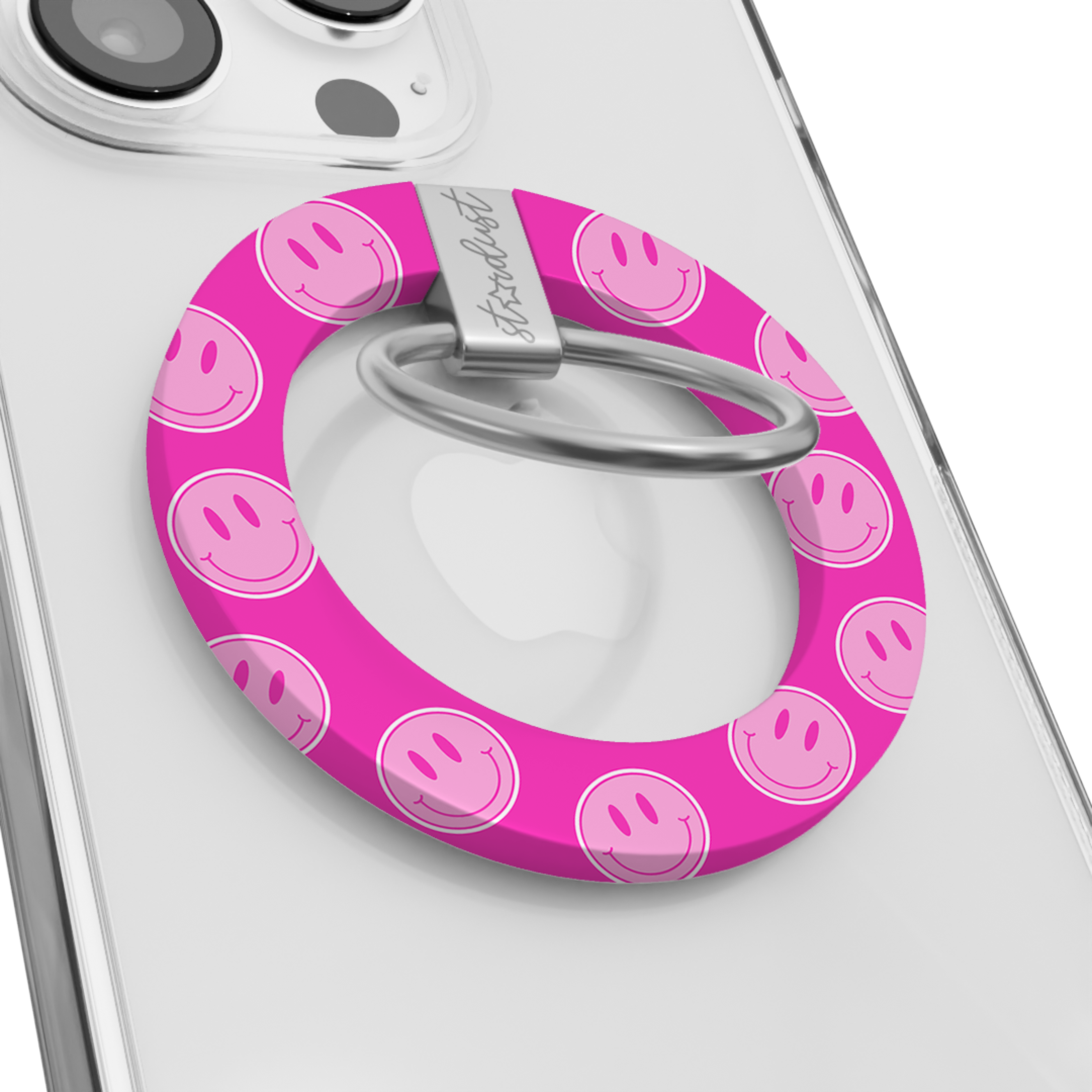 Pink Smileys MagSafe Phone Ring