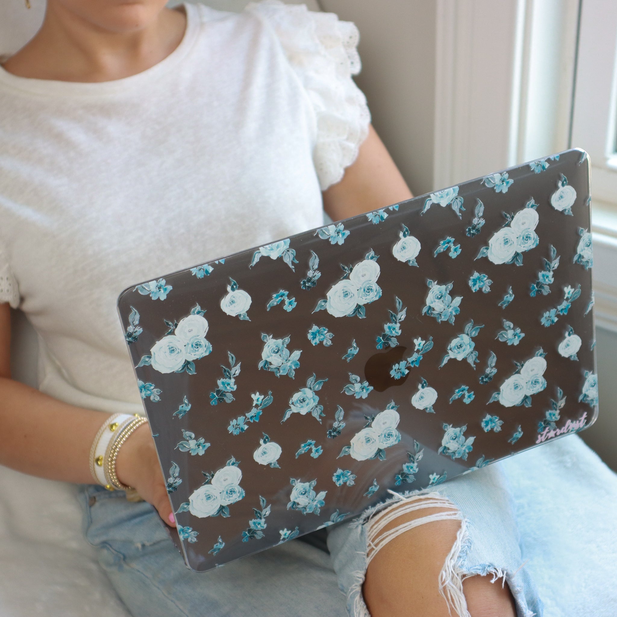 Coastal Florals MacBook Case