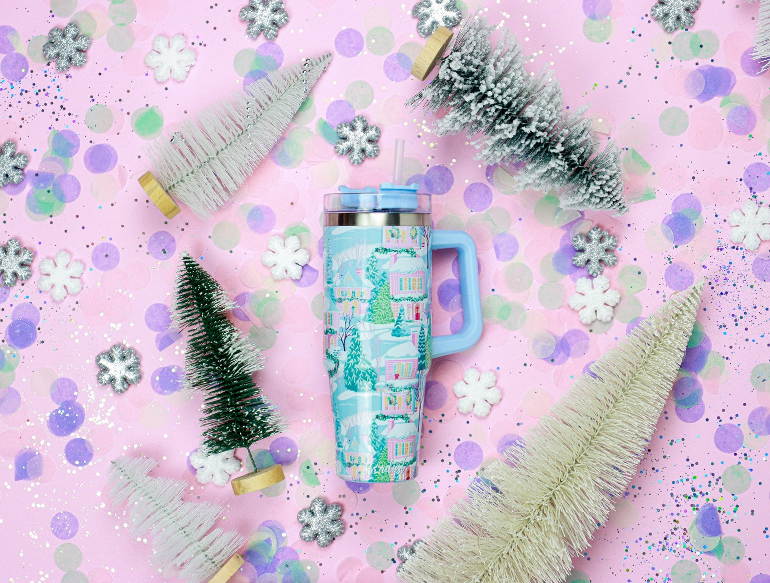 Winter Wonderland 30oz Tumbler with Handle
