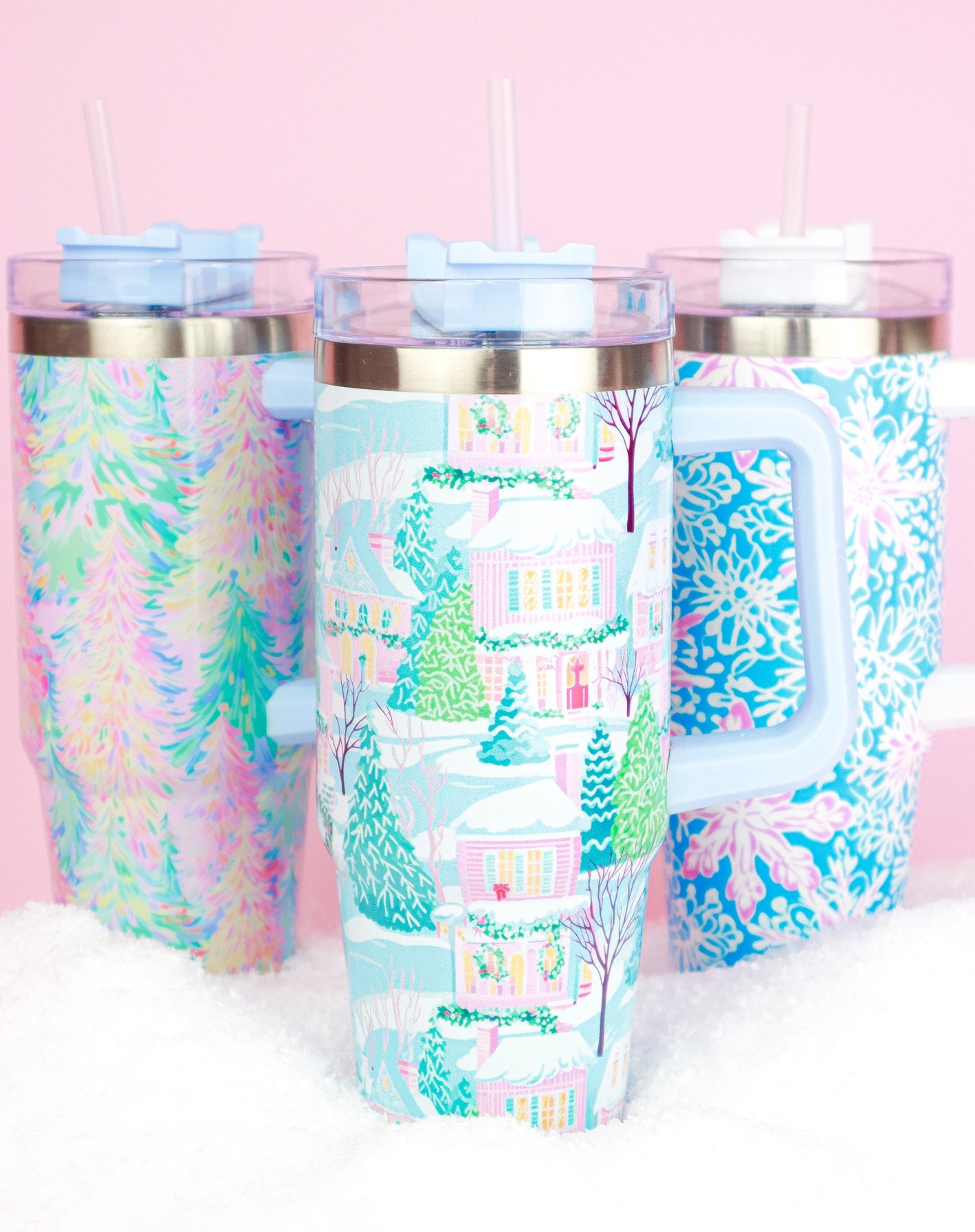 Winter Wonderland 30oz Tumbler with Handle