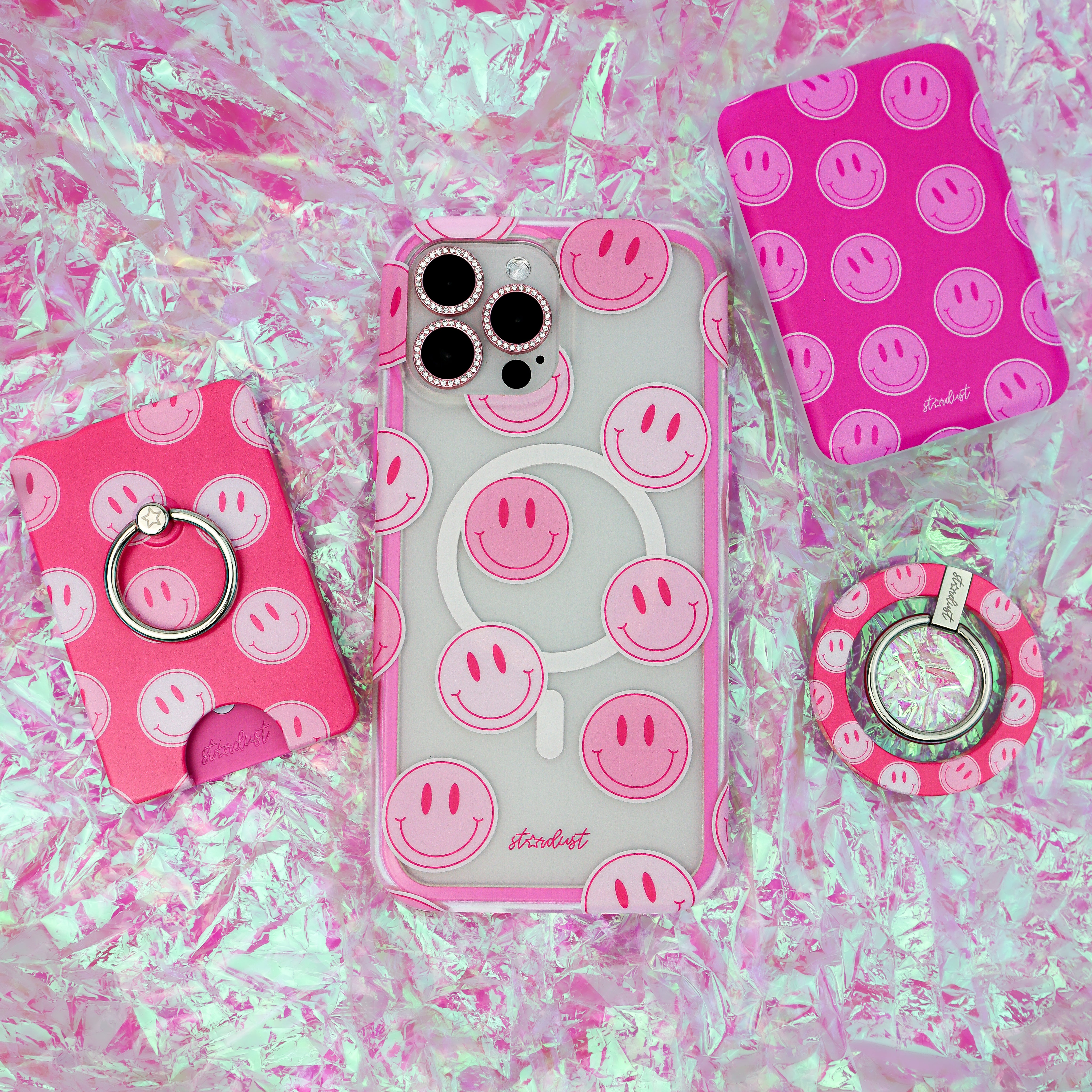 Bubblegum Smileys MagSafe Wallet