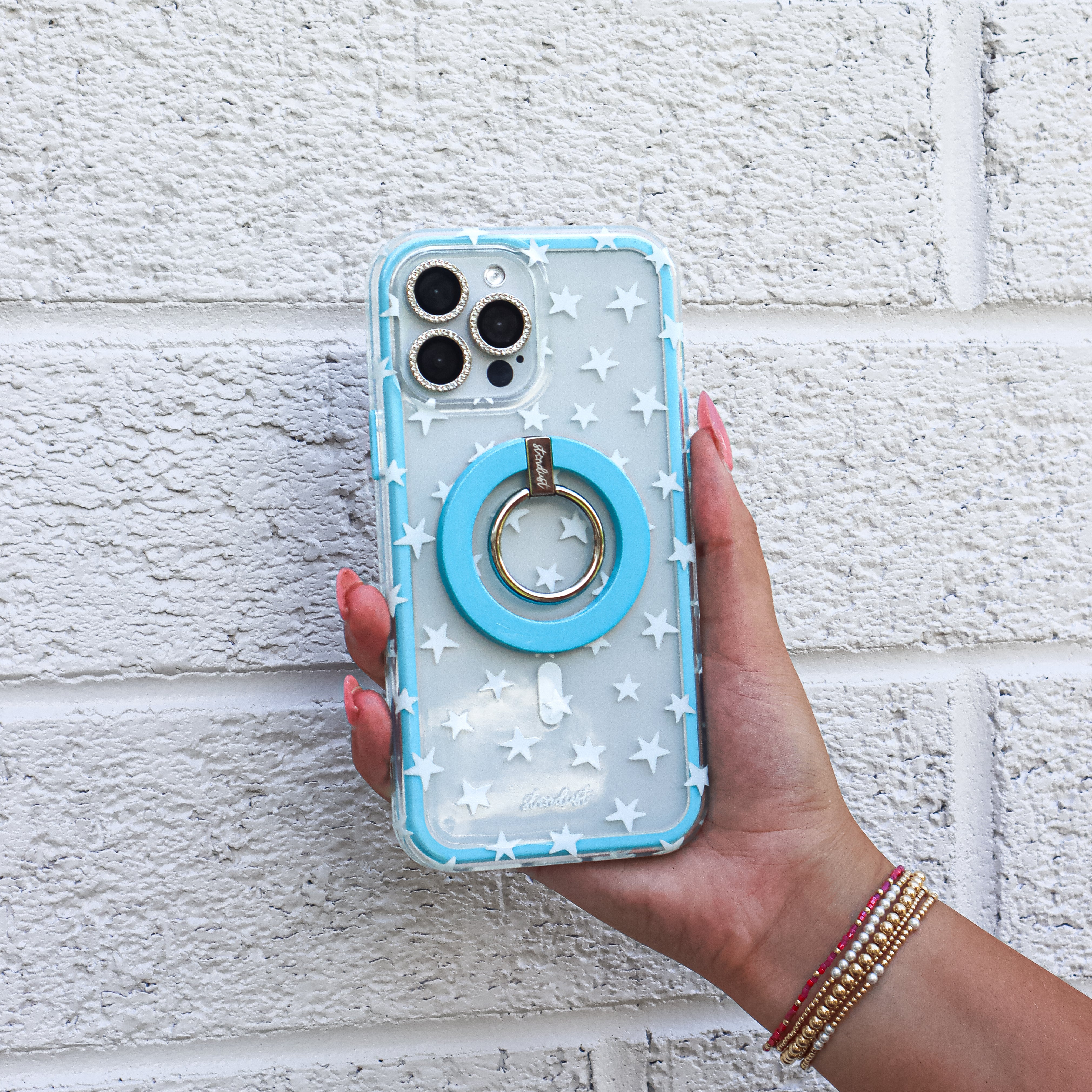 Starlight Teal iPhone Case