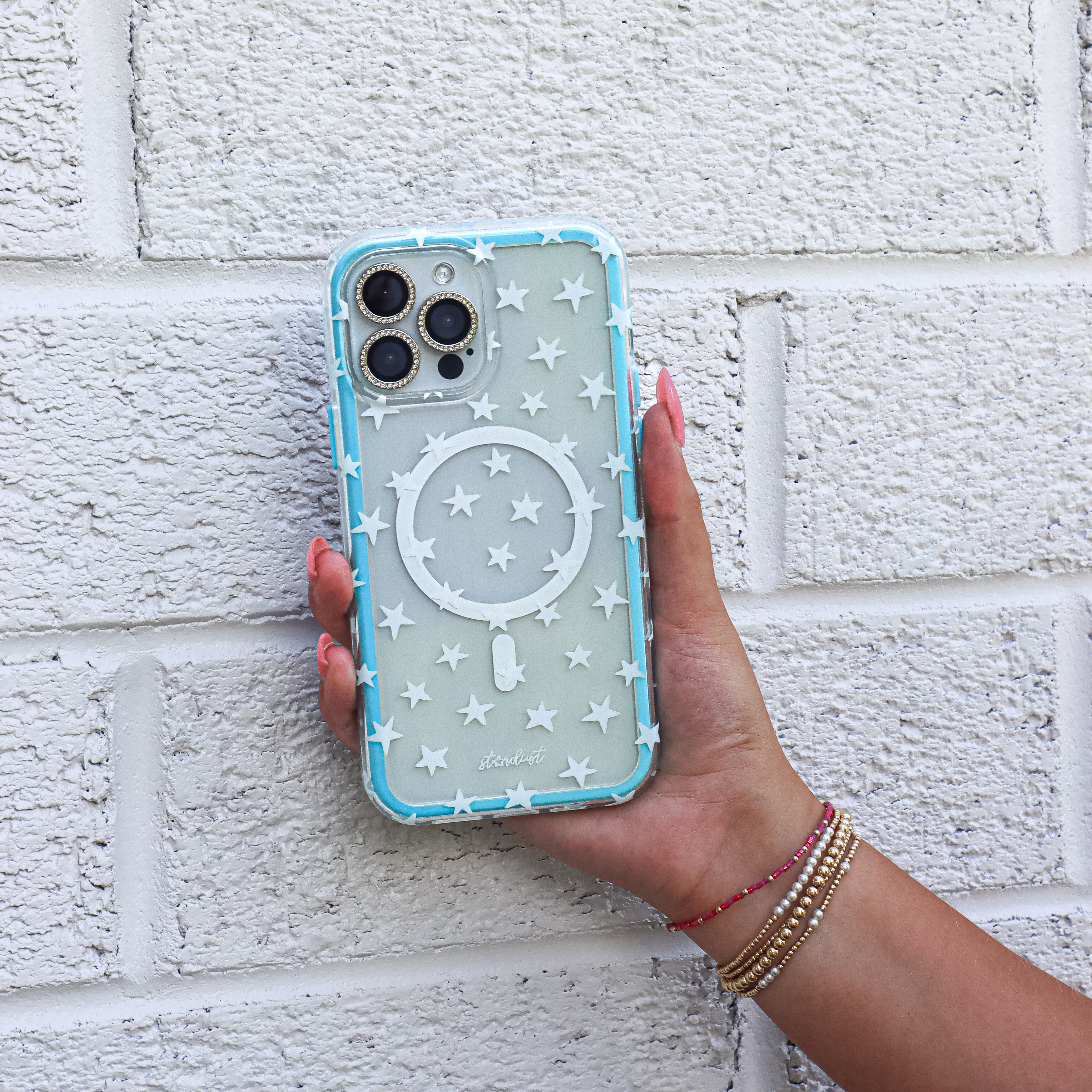 Starlight Teal iPhone Case
