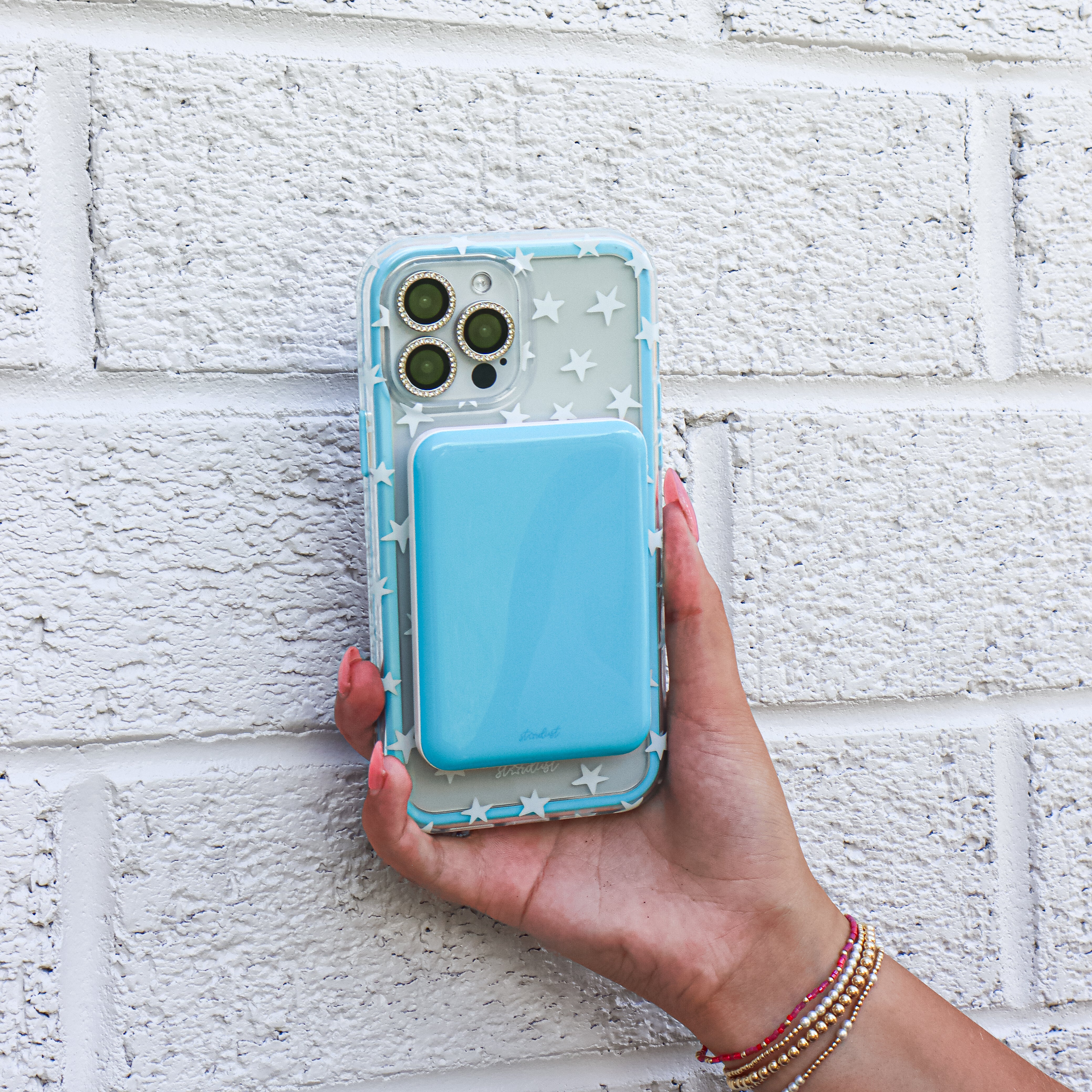 Starlight Teal iPhone Case