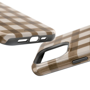 Cider Plaid MagSafe Phone Case