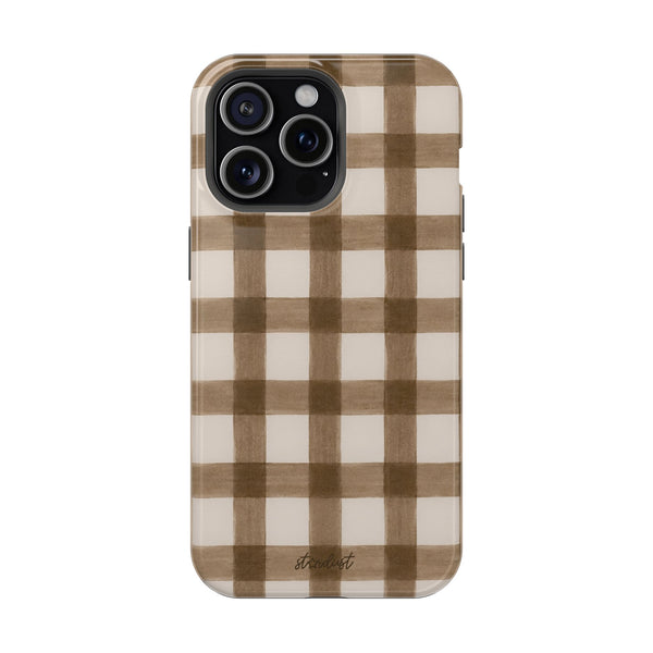 Cider Plaid MagSafe Phone Case