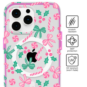 Candy Cane Lane MagSafe iPhone Case