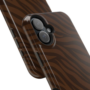 Cocoa Zebra MagSafe Phone Case