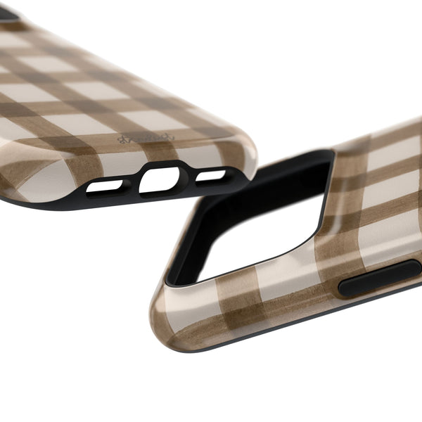 Cider Plaid MagSafe Phone Case