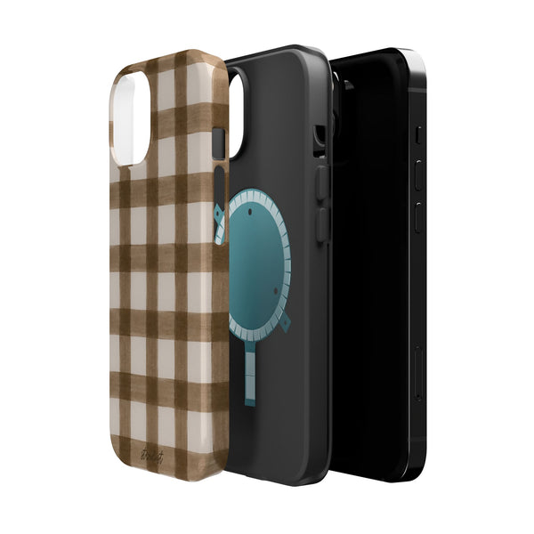 Cider Plaid MagSafe Phone Case