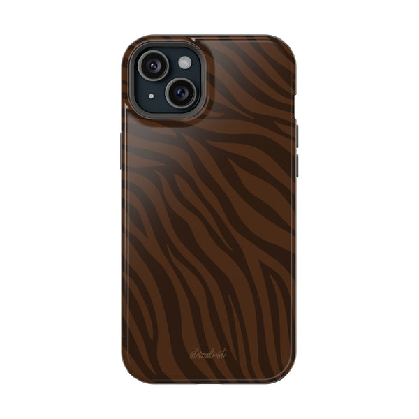 Cocoa Zebra MagSafe Phone Case