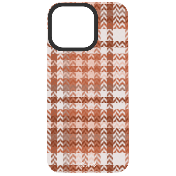 Pumpkin Plaid Stardust Snap