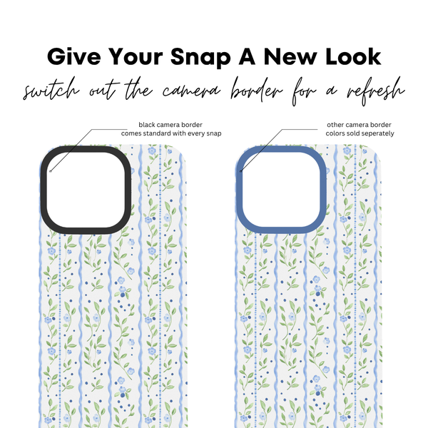 Blueberry Camera Border