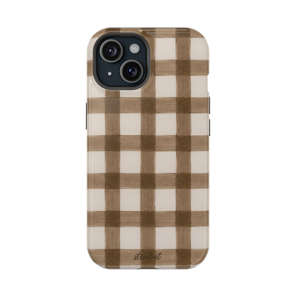 Cider Plaid MagSafe Phone Case