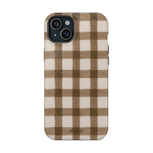 Cider Plaid MagSafe Phone Case