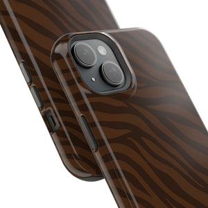Cocoa Zebra MagSafe Phone Case