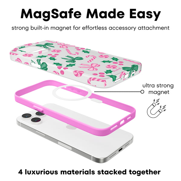 Candy Cane Lane MagSafe iPhone Case