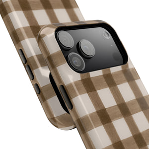 Cider Plaid MagSafe Phone Case