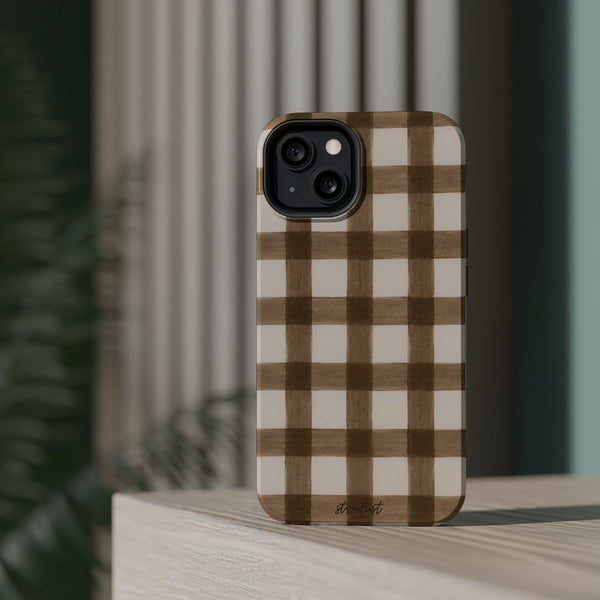 Cider Plaid MagSafe Phone Case