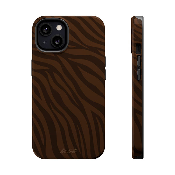 Cocoa Zebra MagSafe Phone Case