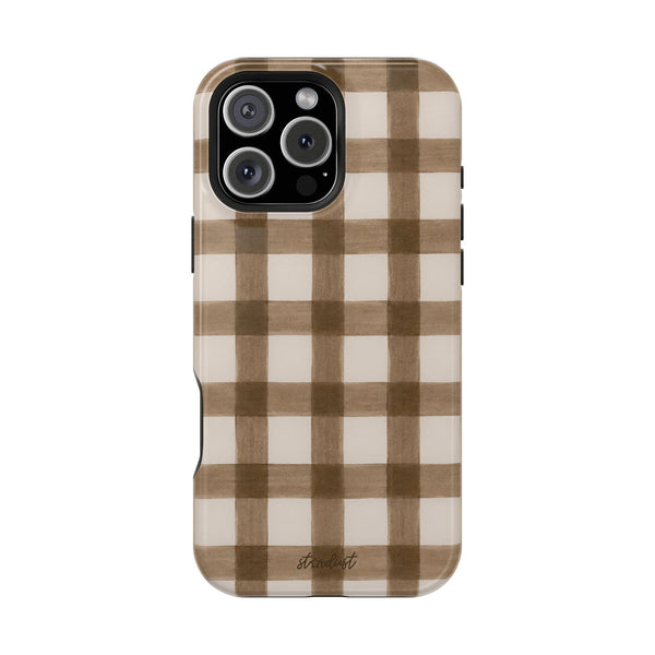 Cider Plaid MagSafe Phone Case
