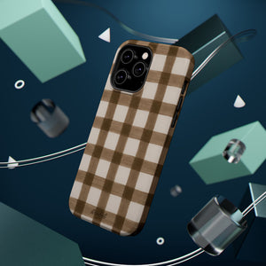 Cider Plaid MagSafe Phone Case