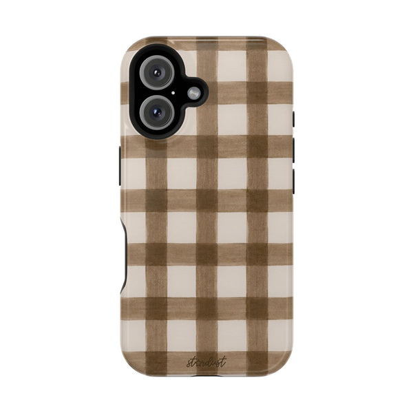 Cider Plaid MagSafe Phone Case