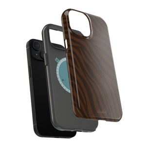 Cocoa Zebra MagSafe Phone Case