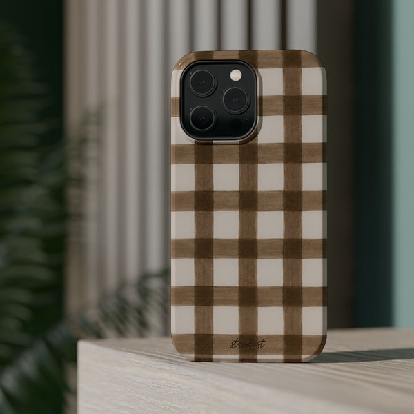 Cider Plaid MagSafe Phone Case