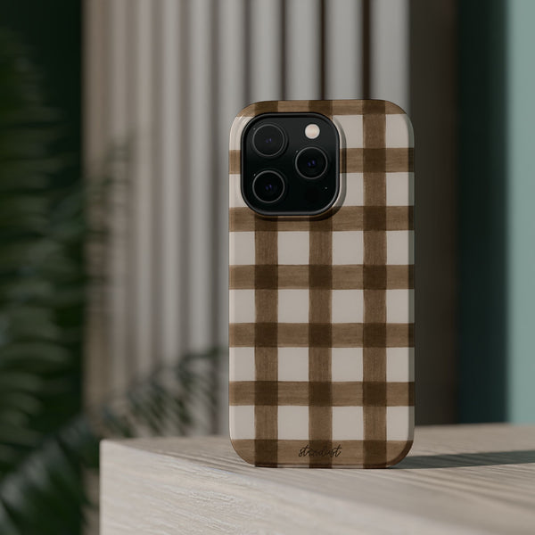 Cider Plaid MagSafe Phone Case