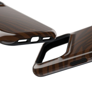 Cocoa Zebra MagSafe Phone Case