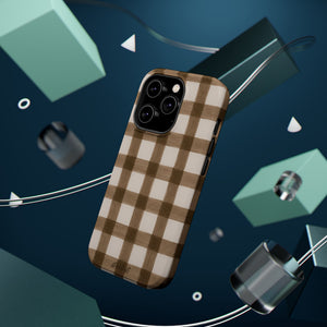 Cider Plaid MagSafe Phone Case