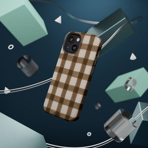 Cider Plaid MagSafe Phone Case