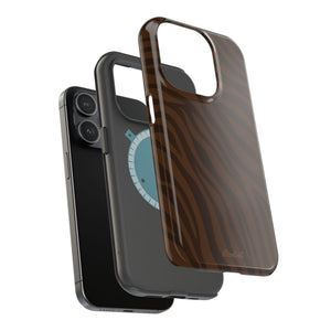 Cocoa Zebra MagSafe Phone Case