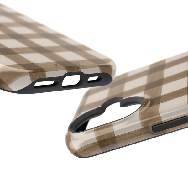 Cider Plaid MagSafe Phone Case