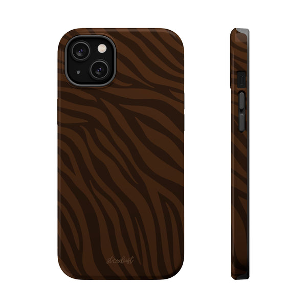 Cocoa Zebra MagSafe Phone Case