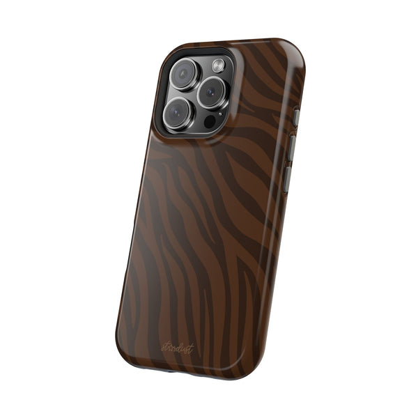 Cocoa Zebra MagSafe Phone Case