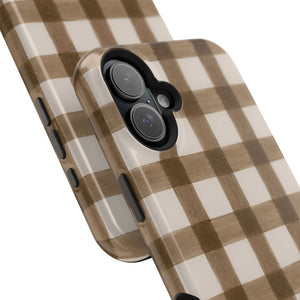 Cider Plaid MagSafe Phone Case