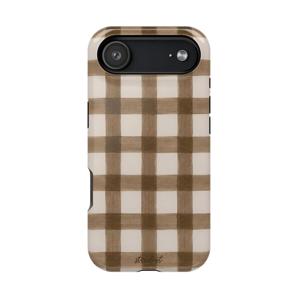 Cider Plaid MagSafe Phone Case