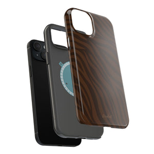 Cocoa Zebra MagSafe Phone Case