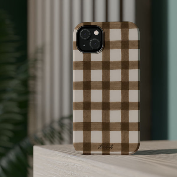 Cider Plaid MagSafe Phone Case